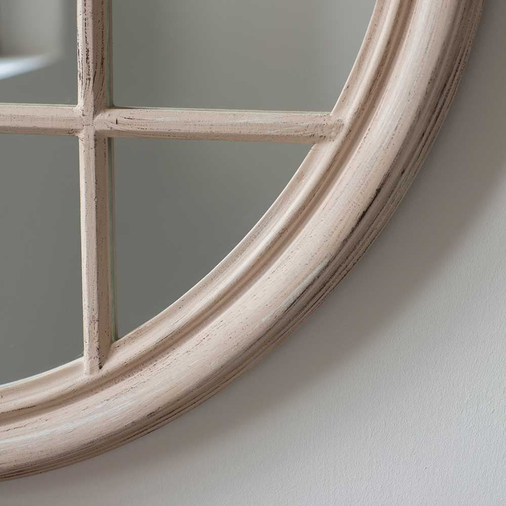 Bansha Round Mirror Clay