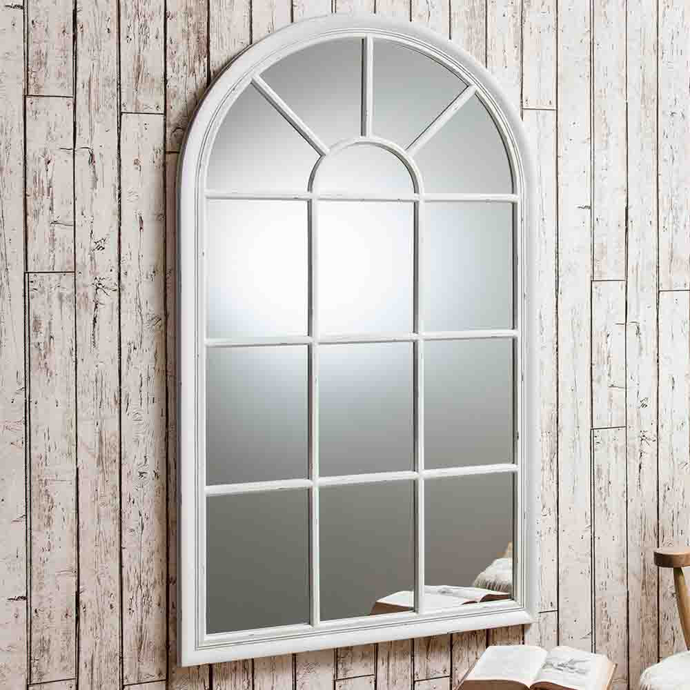 Crowshaw Mirror White