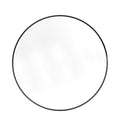 Milton Large Round Mirror Black
