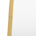Holworth Pebble Mirror Gold Small