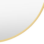 Holworth Pebble Mirror Gold Small