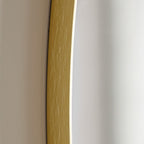 Holworth Pebble Mirror Gold Large