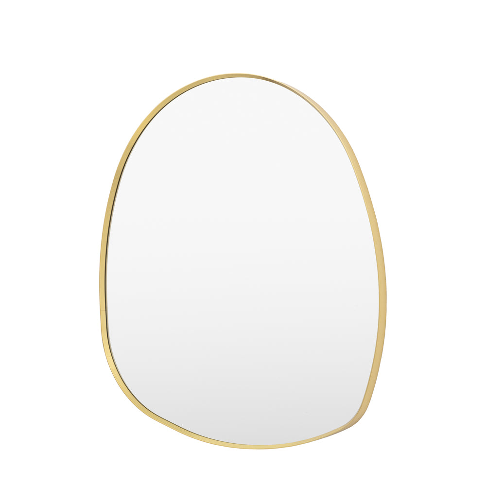 Holworth Pebble Mirror Gold Large