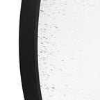 Yardley Convex Round Mirror Black 800mm