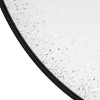 Yardley Convex Round Mirror Black 800mm