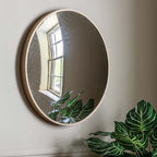Yardley Convex Round Mirror Bronze 600mm