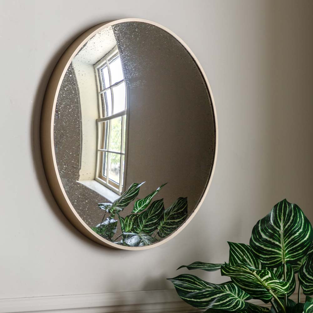 Yardley Convex Round Mirror Bronze 600mm