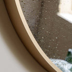 Yardley Convex Round Mirror Bronze 600mm