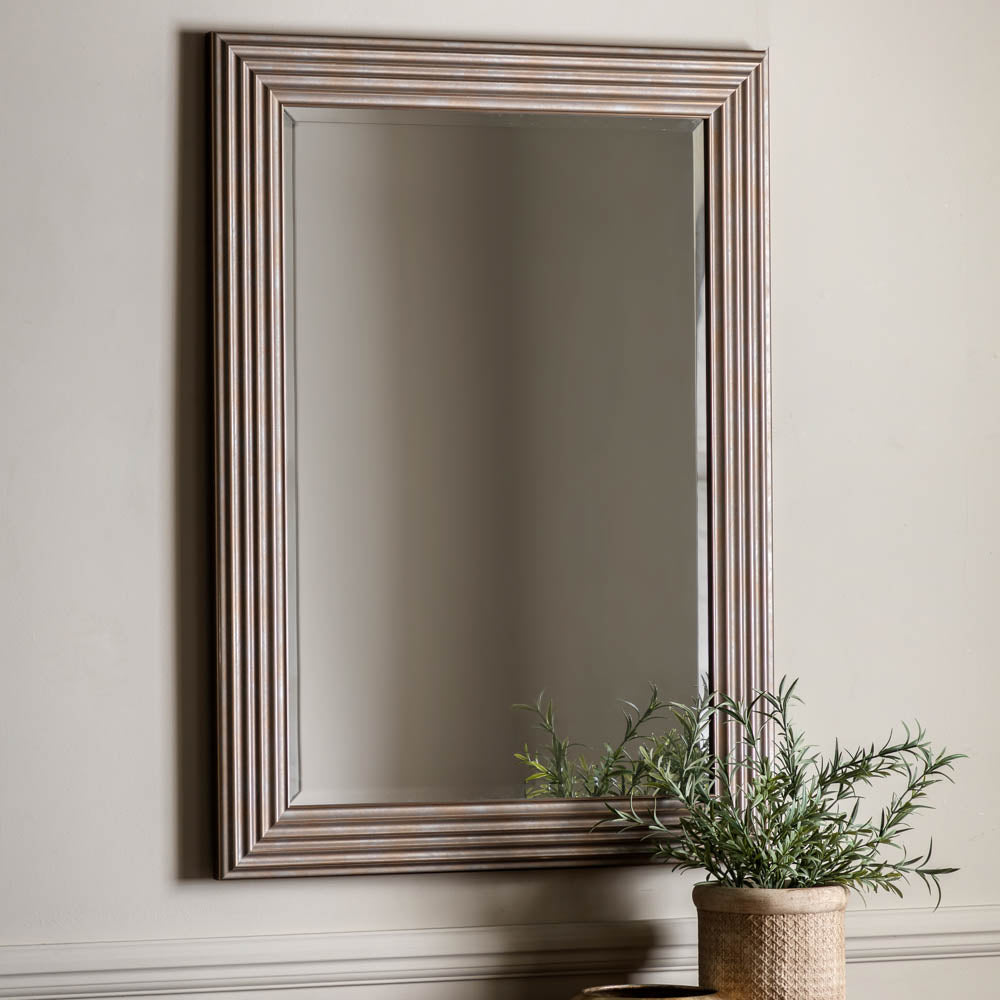 Whitechapel Rectangle Mirror Gold