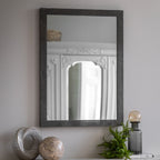Romano Rectangle Mirror Marbled Grey