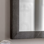 Romano Rectangle Mirror Marbled Grey