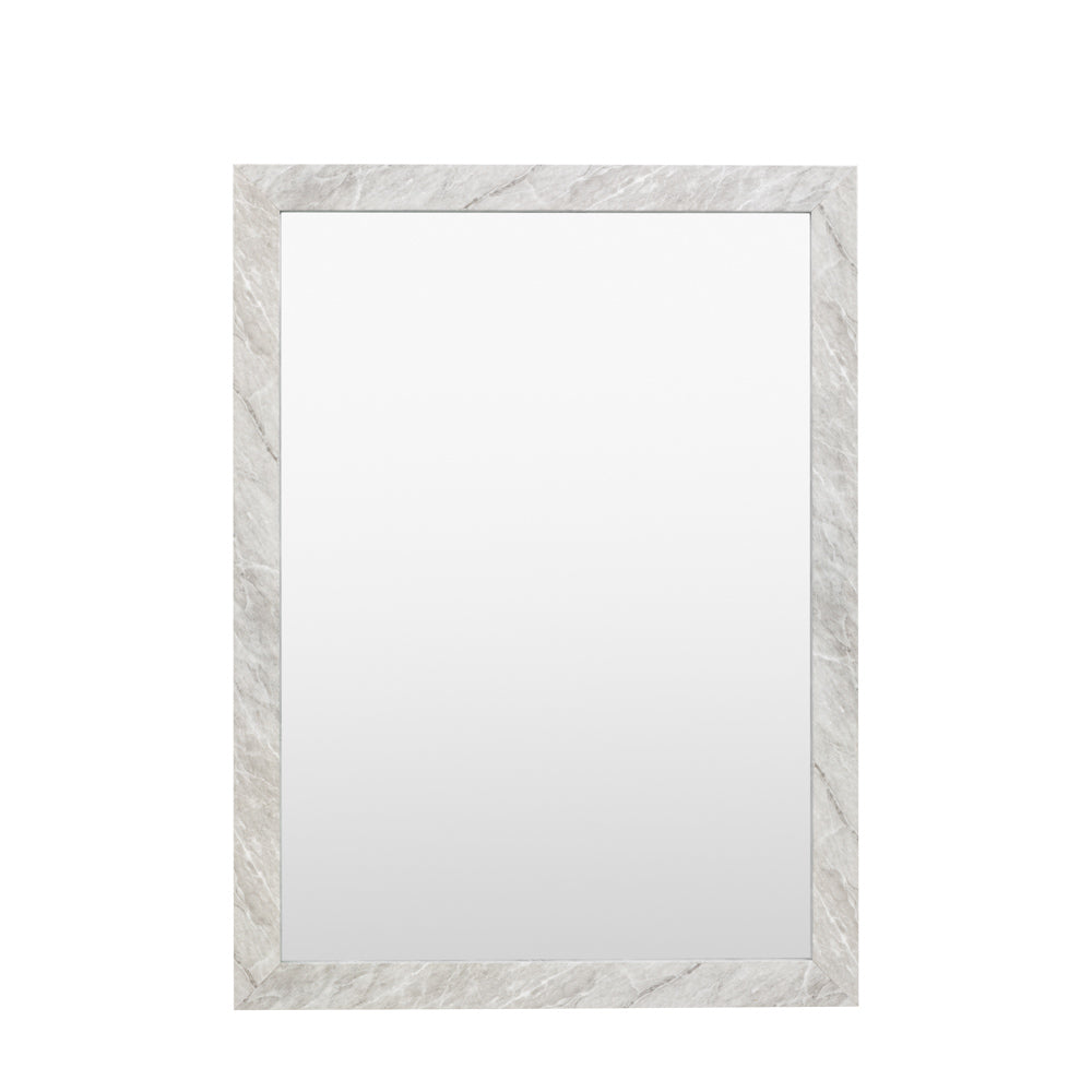 Romano Rectangle Mirror Marbled White