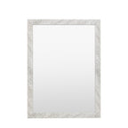 Romano Rectangle Mirror Marbled White