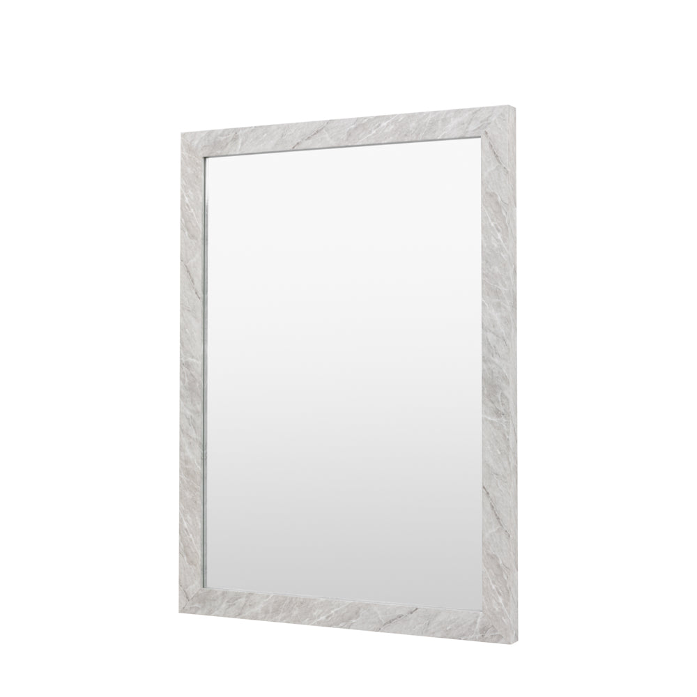 Romano Rectangle Mirror Marbled White
