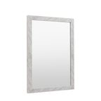 Romano Rectangle Mirror Marbled White