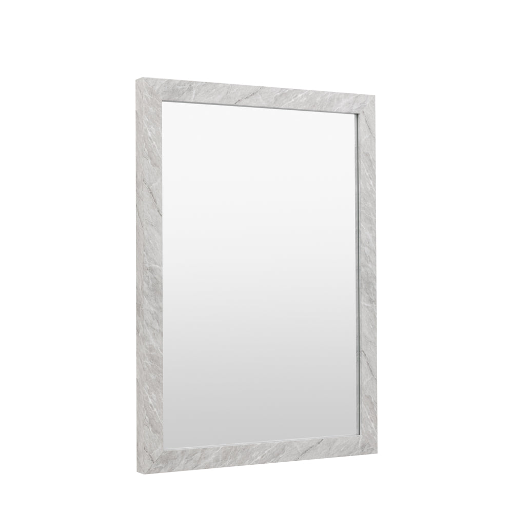 Romano Rectangle Mirror Marbled White