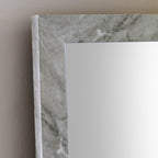 Romano Leaner Mirror Marbled White
