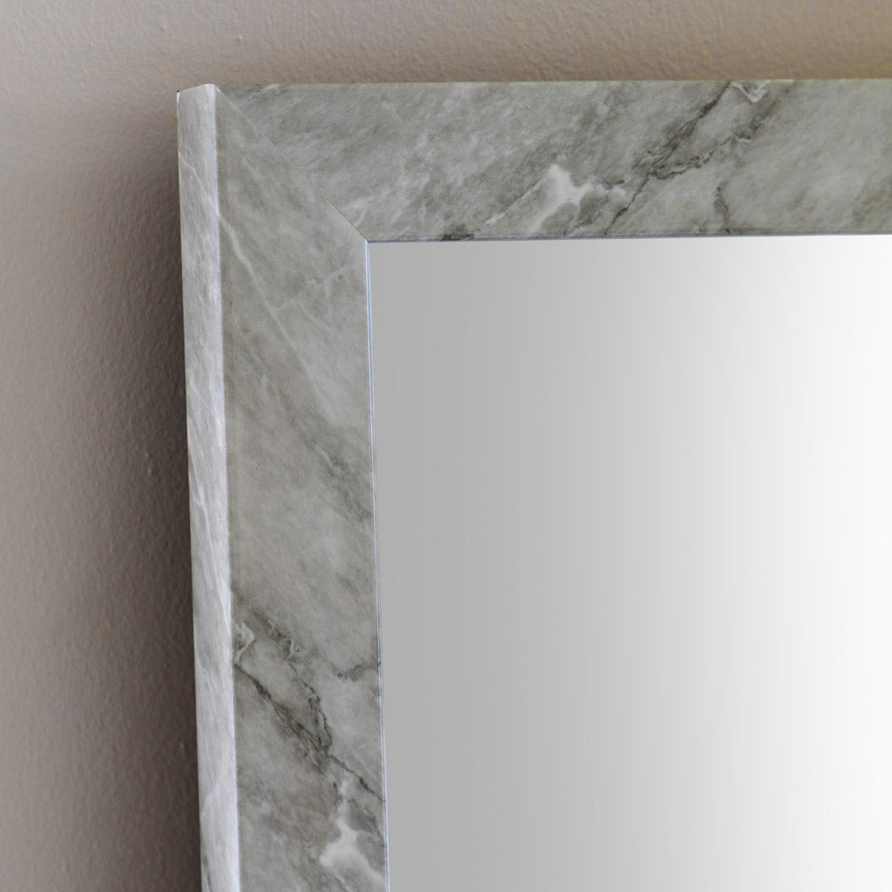 Romano Leaner Mirror Marbled White