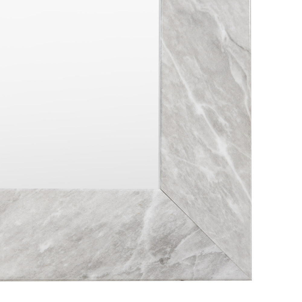 Romano Leaner Mirror Marbled White