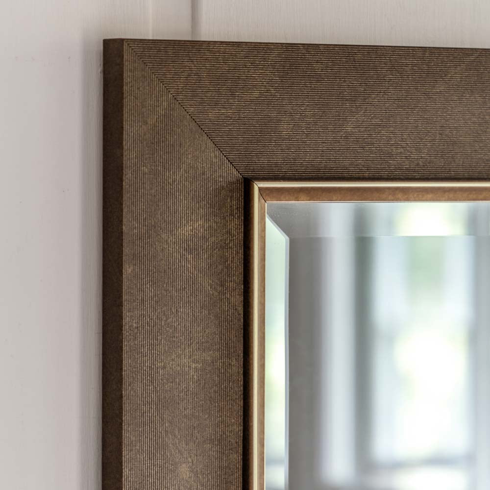 Richmond Square Mirror Bronze