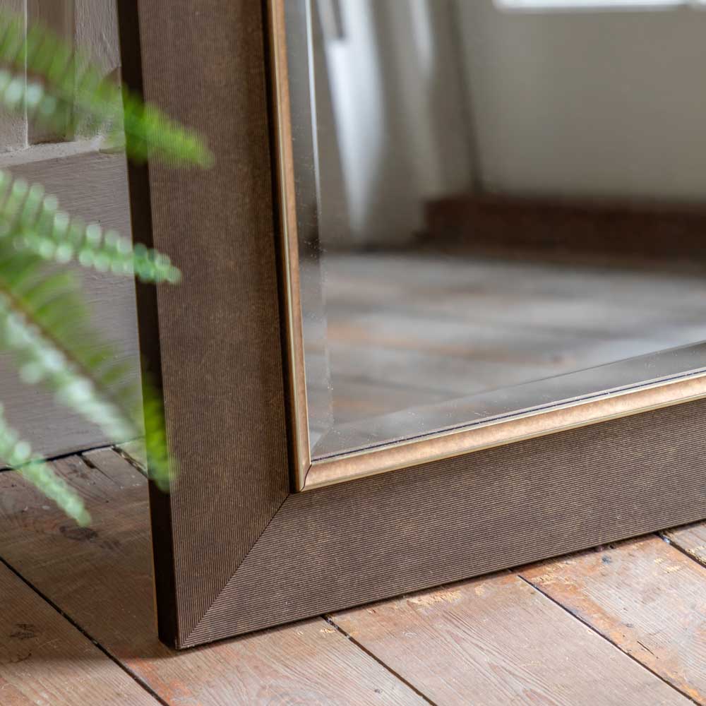 Richmond Leaner Mirror Bronze
