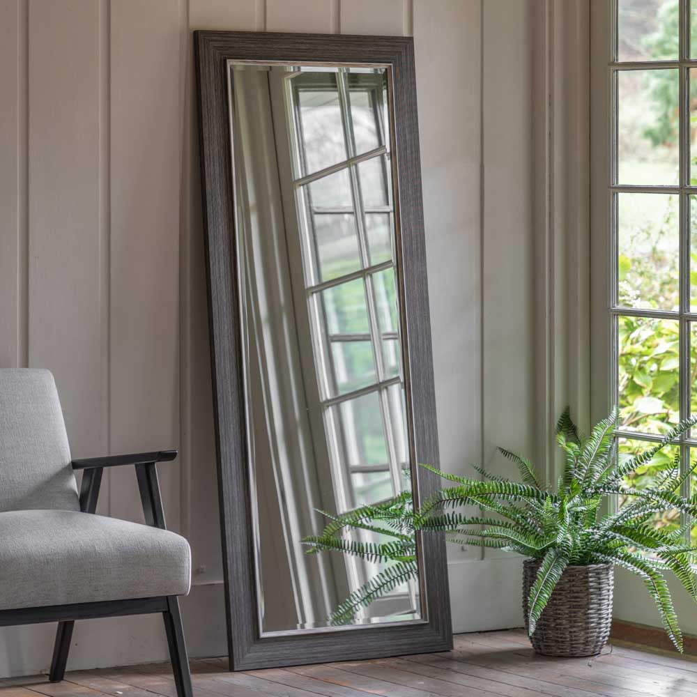 Richmond Leaner Mirror Pewter