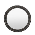 Belgravia Round Mirror Black Wash 900mm