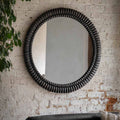 Belgravia Round Mirror Black Wash 900mm