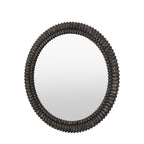 Belgravia Round Mirror Black Wash 900mm