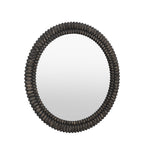 Belgravia Round Mirror Black Wash 900mm