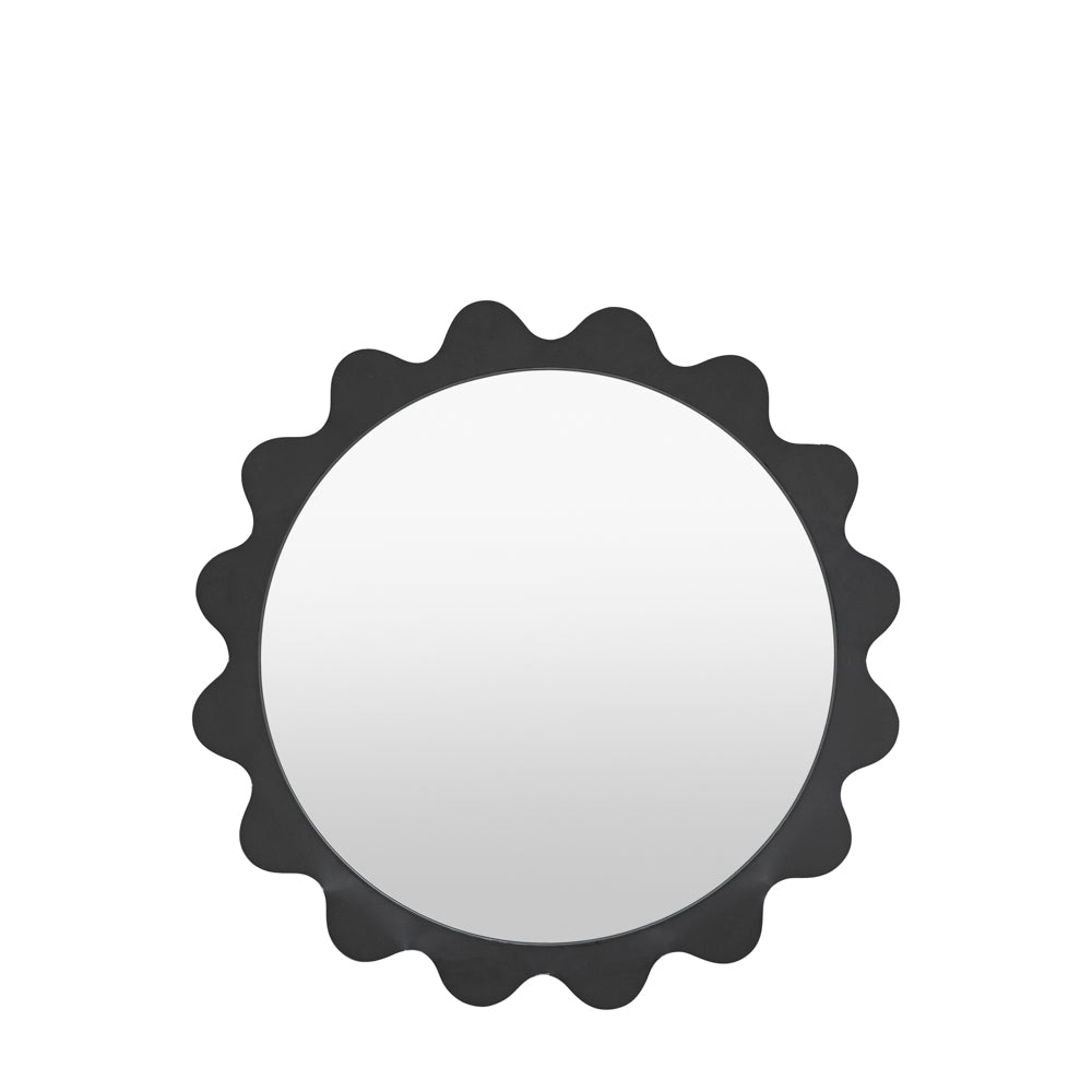 Shoreditch Round Mirror Charcoal 600mm