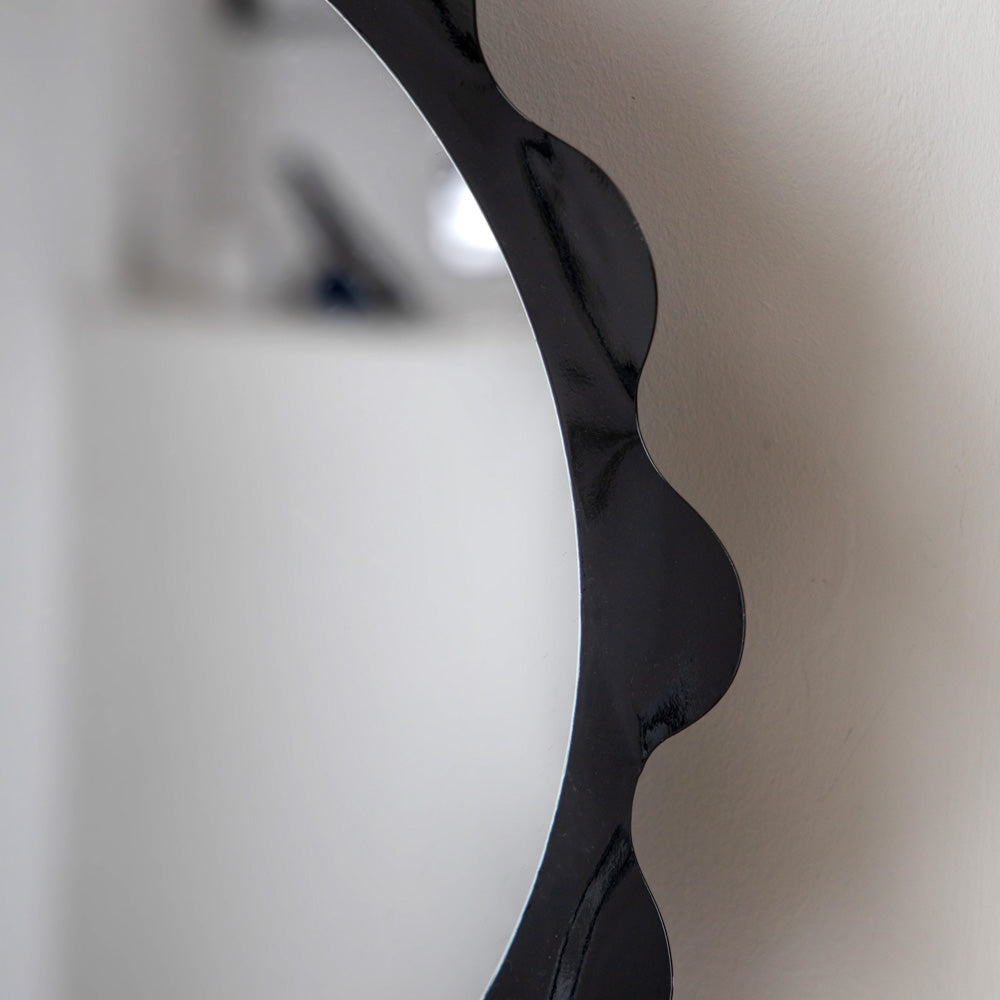 Shoreditch Round Mirror Charcoal 600mm