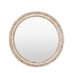 Belgravia Round Mirror White Wash 900mm
