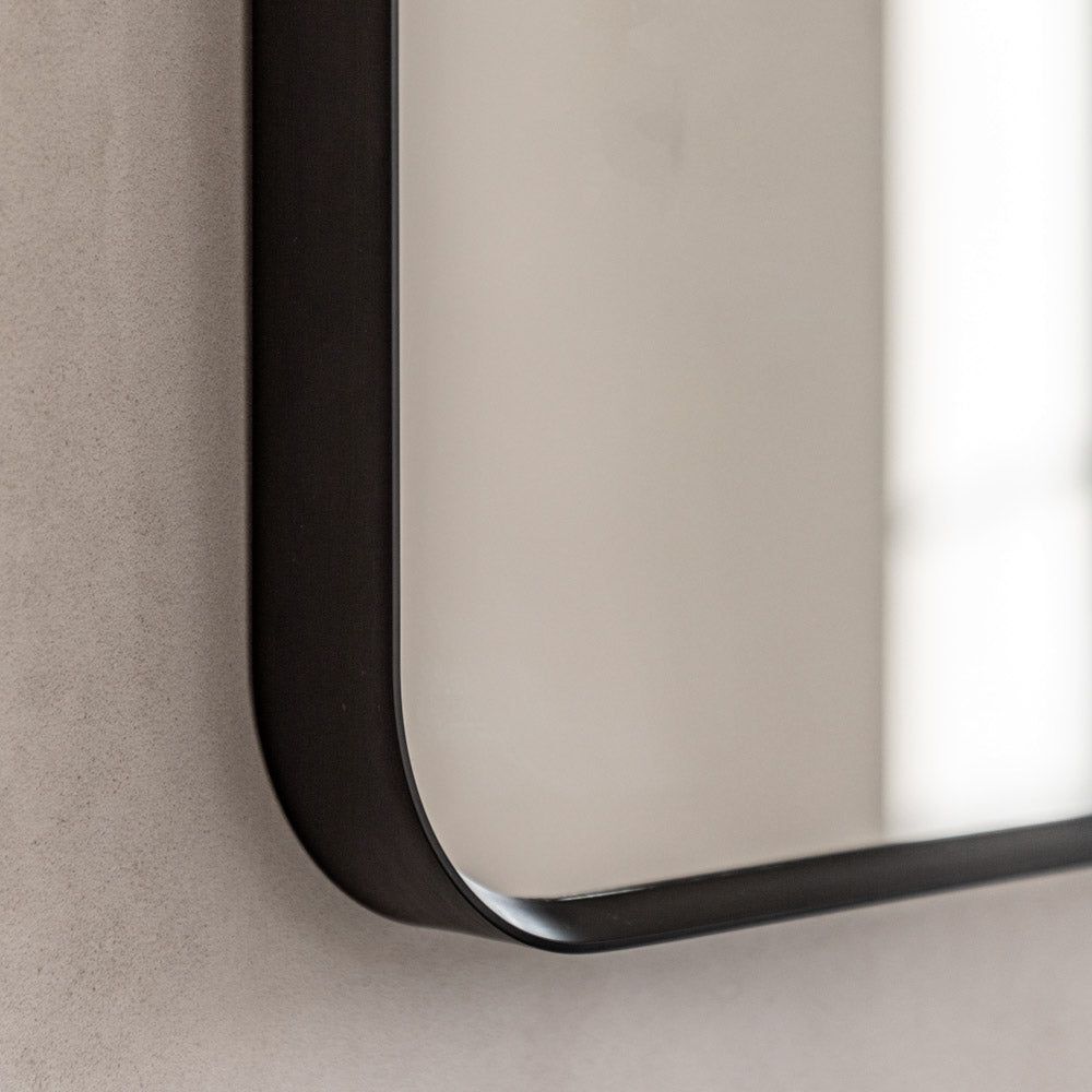 Holworth Arch Mirror Black Small