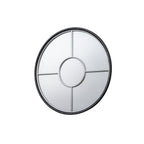 Balaton Round Mirror Large Silver