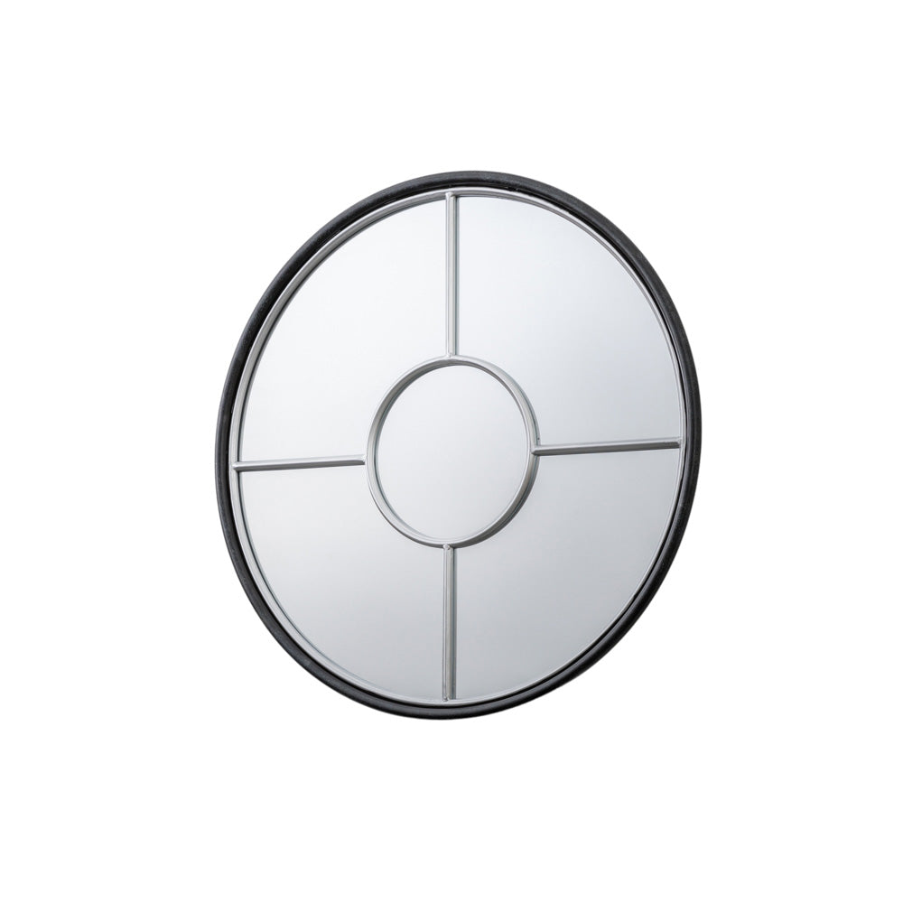Balaton Round Mirror Large Silver