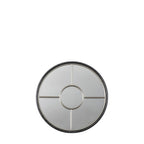 Balaton Round Mirror Silver