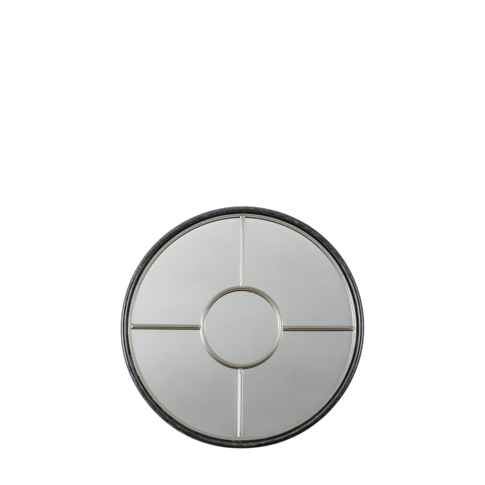 Balaton Round Mirror Silver