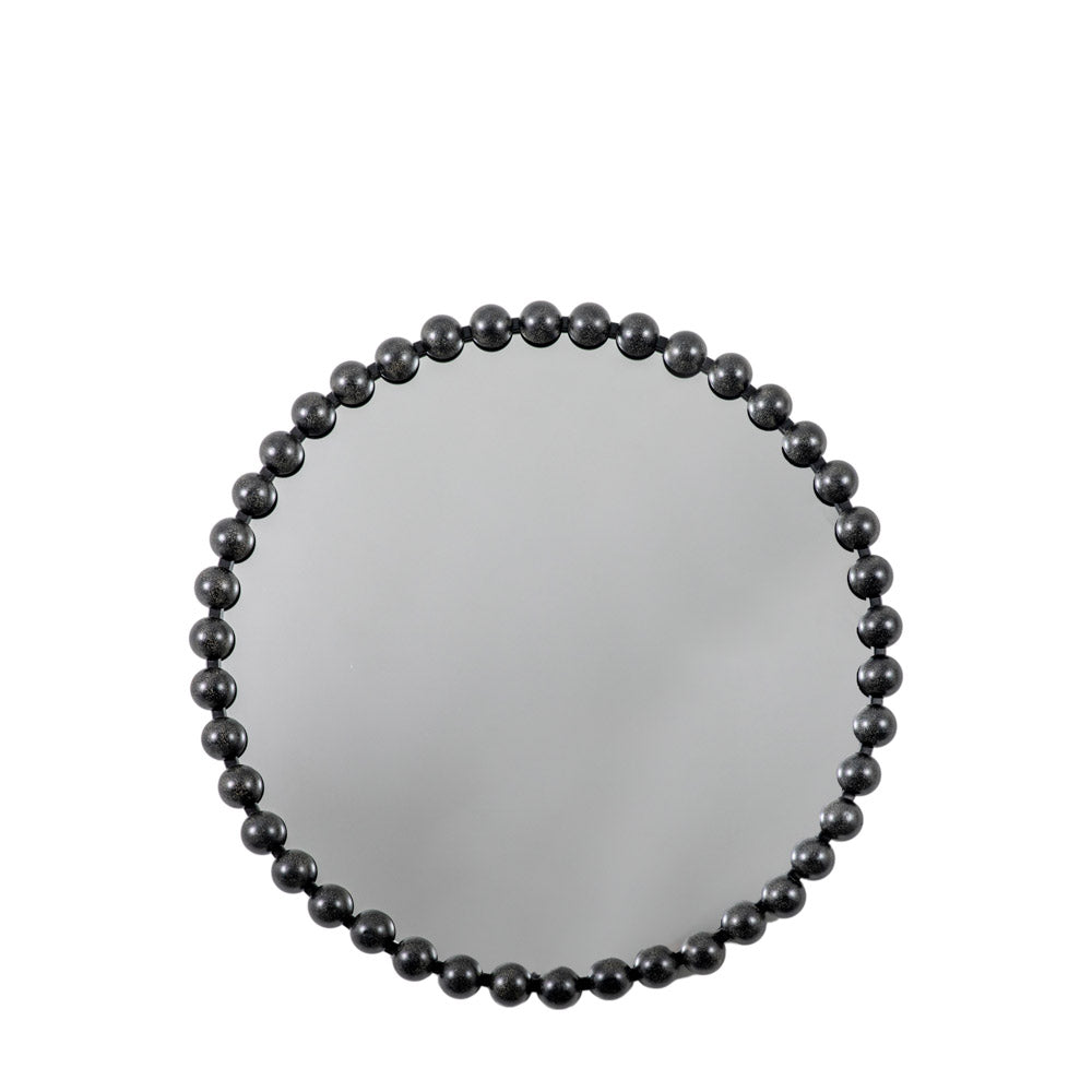 Tracino Round Mirror Black