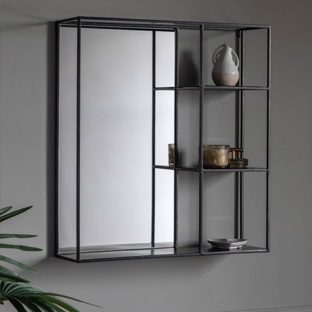 Shimazu Mirror Shelf Black