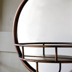 Lichtenstein Round Mirror Bronze