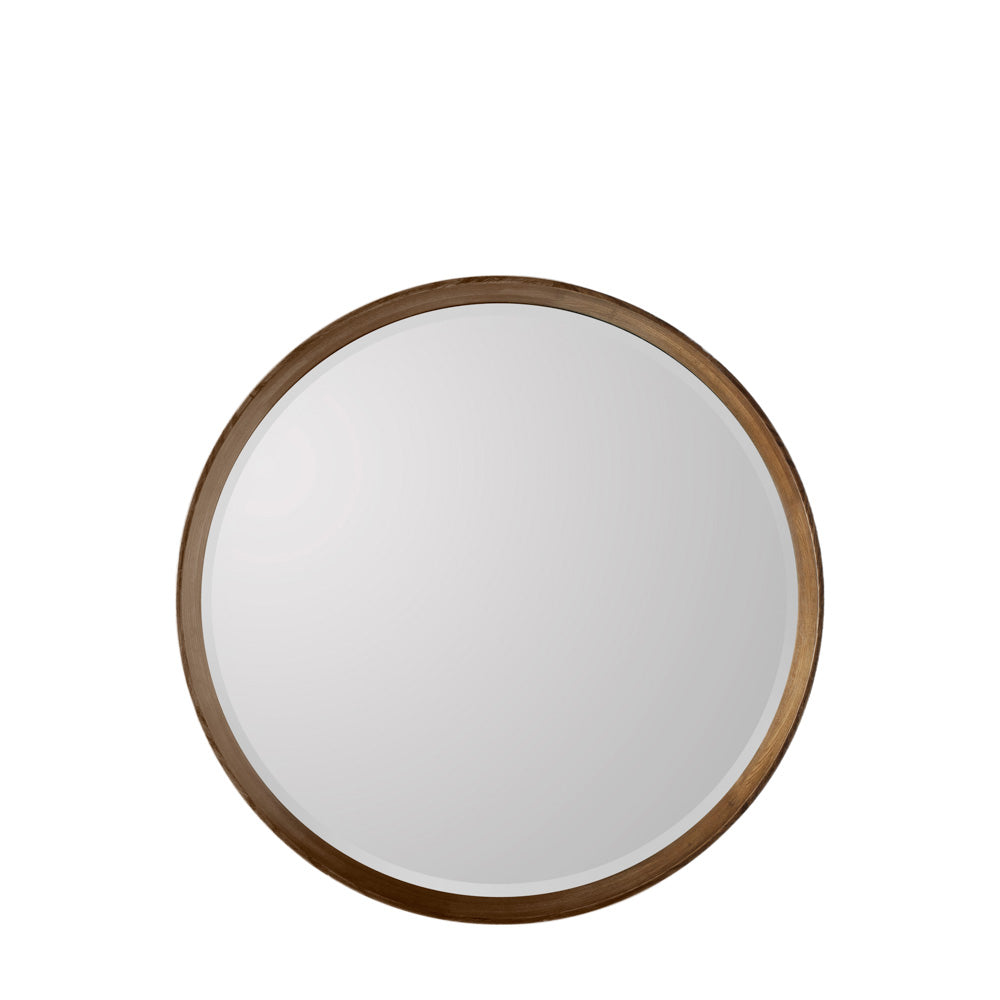 Tatsuno Round Mirror Walnut