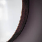 Tatsuno Round Mirror Walnut