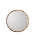 Tatsuno Round Mirror Oak