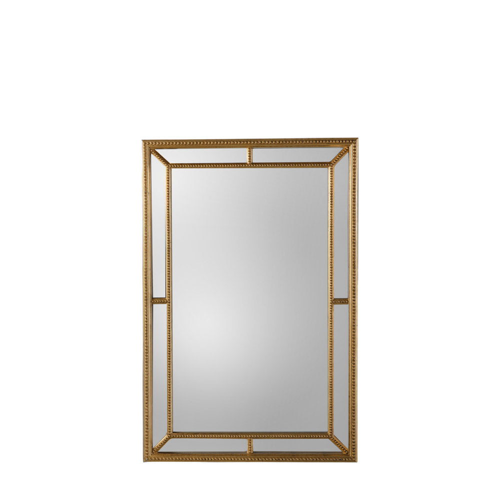 Franco Rectangle Mirror Gold