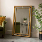 Franco Rectangle Mirror Gold