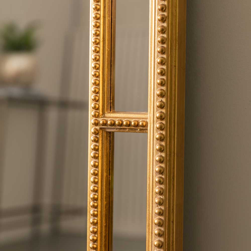Franco Rectangle Mirror Gold
