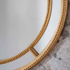 Franco Round Mirror Gold