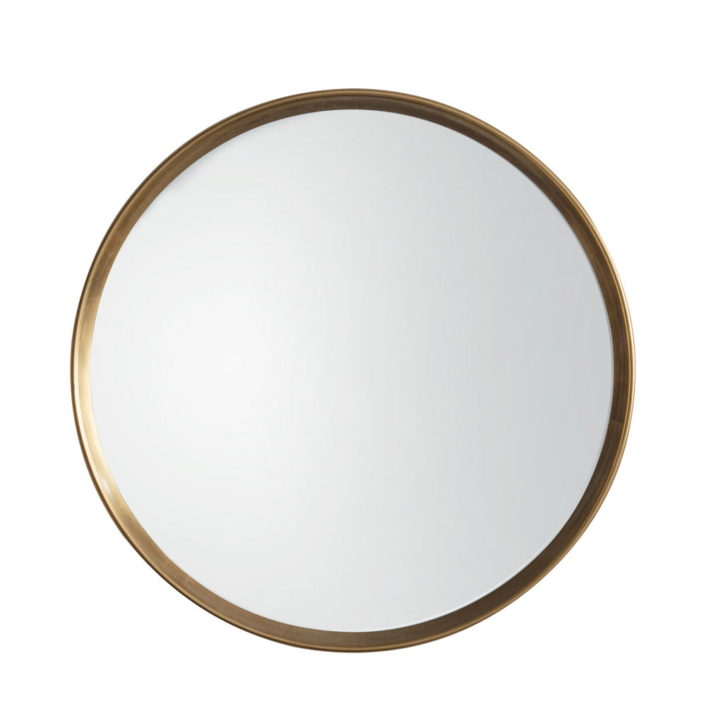 Poundbury Round Mirror Gold