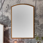 Ramsbury Arch Mirror Antique Gold Small